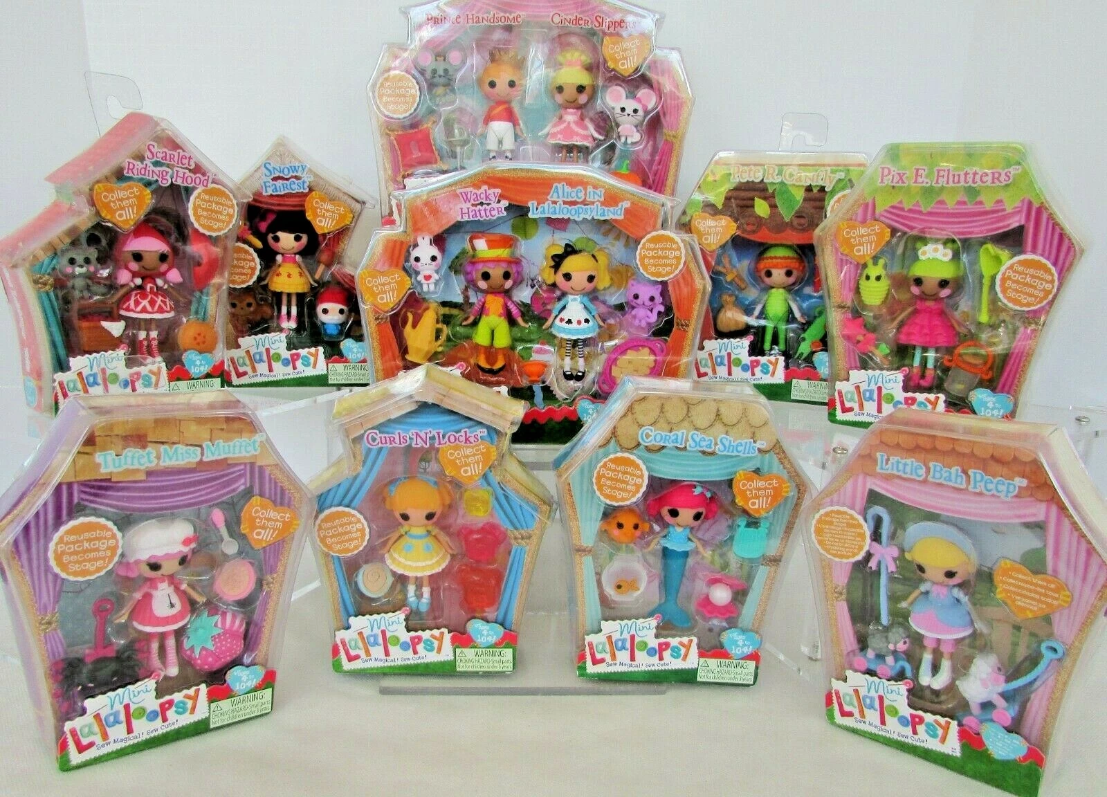 Mini Lalaloopsy Fairy Tales Dolls Complete Set of 12 Dolls NEW NRFB