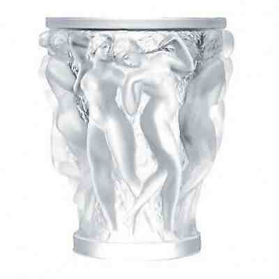 Lalique Crystal (Brand New) - Bacchantes XXL Vase Clear Ref:10119500 Height 34cm