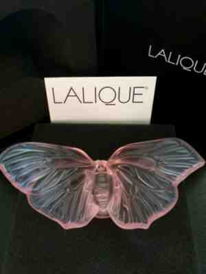 Lalique Crystal Pink Aurore Butterfly 10420900 Brand New in box , Gift Idea !!! 