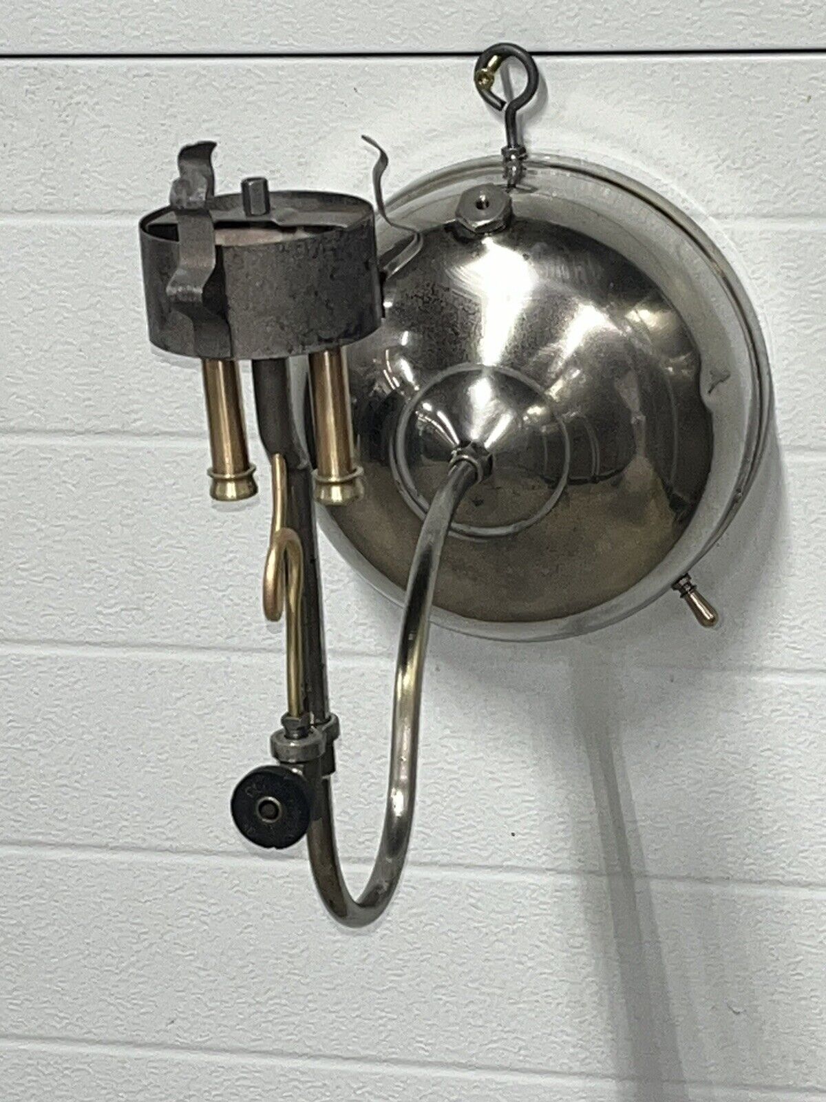 Antique Coleman Quick-Lite Wall Mounted - Patented May 13, 1919 - Nickel Plated