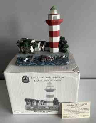 Lefton Historic HILTON HEAD Lighthouse Harbour Town South Carolina CM08686