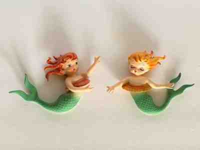 Vintage Lefton Mermaid Wall Decor sold