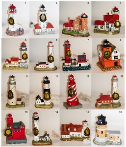 Large Collection of 113 LEFTON Illuminated American Lighthouses (1993 to 2003)
