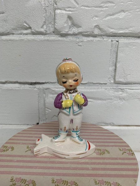 vintage rare mcm Consco Napco Holt Howard era astronaut space girl figurine