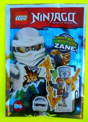 Lego NINJAGO WHITE ZANE with weapons Limited Edition 2015 Polybag NEW OVP