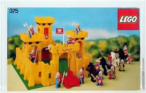 Lego 1981 Vintage Legoland Castle System 375 Castle European Box MISB AFA 75