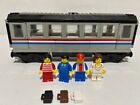 Rare Vintage Lego 9VRC Metroliner Passenger Car With Figures 4558