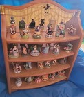 Lenox Disney Magic Classic Thimble Collection COMPLETE Set of 24 with Shelf