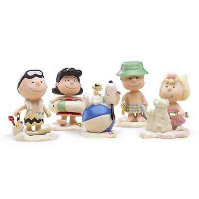 Lenox Peanuts Summer Vacation Figurines Beach Party Charlie Brown