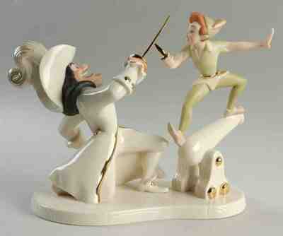 Lenox Walt 6228837 Disney Peter Pan Captain Hook Let's Have At It BRAND NEW RARE