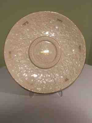 LENOX Passover Jewish Museum SEDER PLATE 13" Ivory 24K Gold Trim FREE SHIPPING!!
