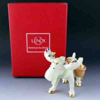 Lenox China 2014 Merry MOOSE Holiday Cookies Xmas Tree Ornament MIB