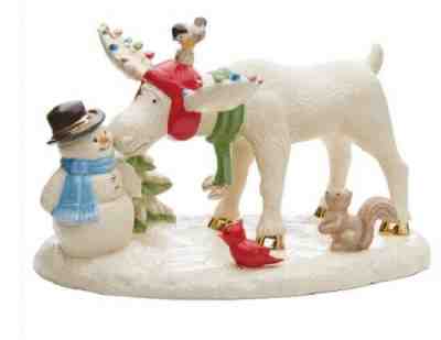 Lenox MARCEL'S SNOWY FRIEND 2018 Figurine Merry Moose NEW IN BOX!