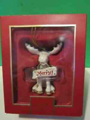 LENOX 2021 annual MOOSE ornament 