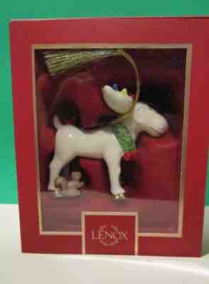 LENOX 2022 annual MOOSE ornament -- MARCEL THE MOOSE -- -- -- -- NEW in BOX