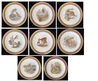 Lenox Boehm Woodland Wildlife  Collectors Plates Set of 8