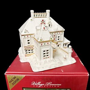 Lenox Mistletoe Park Village Treasures Pet Shoppe 2008 w/ Box Christmas Cat Dog