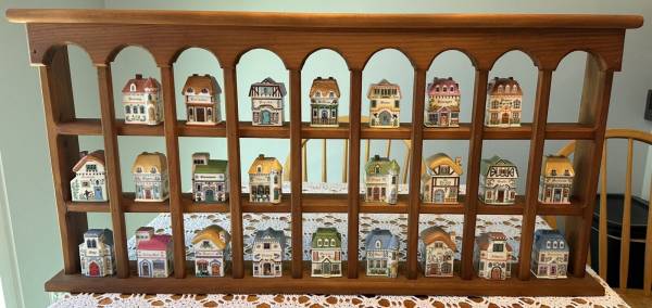 Vintage 1994 Lenox Porcelain Spice Village Complete Set Of 24 - No Rack