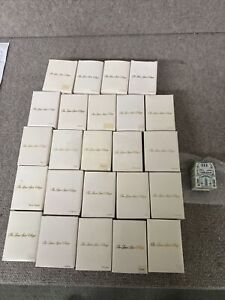 Vintage Lenox Spice Village 24 Porcelain Jars COMPLETE Set In Box + 1 Extra