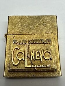 FRANK SINATRA CAL NEVA LODGE ORIGINAL Lighter THIN LIGHTER MINT !!! New CASINO