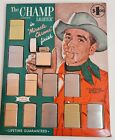 Vintage 1950 CHAMP LIGHTERS Store Advertising 12 Lighter Counter Top Display NOS