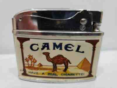 Vintage Working Camel Cigarette Lighter Penguin / Japan #18250