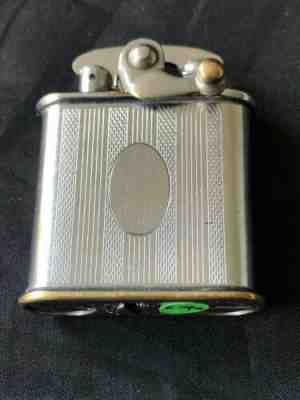 VINTAGE COLIBRI KICKSTART ORIGINAL PETROL POCKET LIGHTER ART DECO C1931