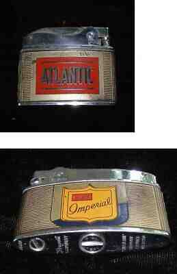 Atlantic Imperial Lighter Advertising Penguin Superlative Automatic Lighter 1825