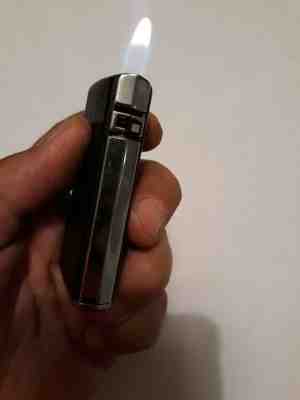 RONSON VARAFLAME ELECTRONIC BATTERY LEATHER LIGHTER 