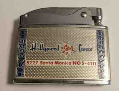 Vintage WELLINGTON BALBOA Ad Hollywood Star Lanes Bowl Santa Monica, CA Lighter