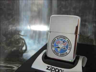 1982 Zippo U.S. NAVAL SUPPORT FACILITY DIEGO GARCIA. NAVY uss 