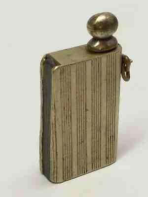 RARE Antique Early 1910s SARASTRO ALPACCA Striker Pocket Petrol Lighter Matchbox