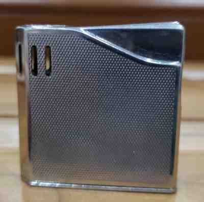 VINTAGE LIGHTER MARUMAN HALLEY DL-6  JAPAN SILVER . WORKS