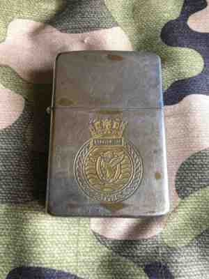 HMCS Bonaventure Vintage Military Zippo Made In Niagara Falls, Ontario Canada