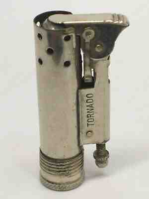 RARE Vintage TORNADO Pocket Petrol Lighter Made in Austria