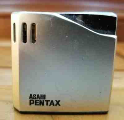 ASAHI PENTAX VINTAGE LIGHTER MARUMAN HALLEY DL-6  JAPAN SILVER . WORKS