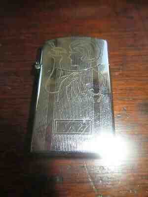 Vietnam War Vung Tao 1968 Zenith Lighter Yea Though GI Walk quote