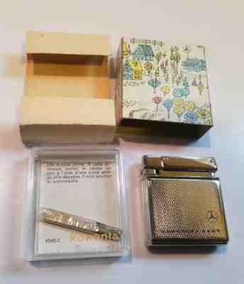 Vintage German Made ROWENTA SNAP Lighter Mercedes Benz  NOS RARE Complete W Box