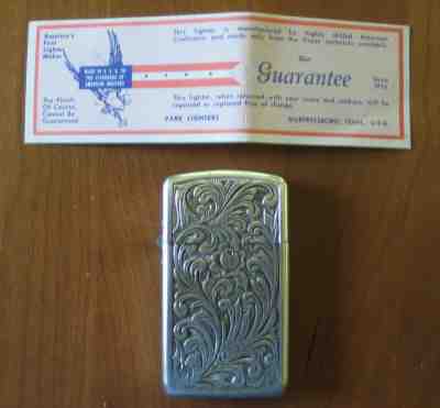 lighter Park Murfreesboro Tennessee vintage collectible brass cigarette TN