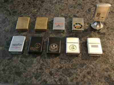 Zippo Lighter Military Navy Lot America Wasp Eisenhower Roosevelt Spear