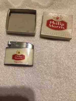 PHILIP MORRIS  CIGARETTES  FLAT ADVERTISING LIGHTER-  RYAN