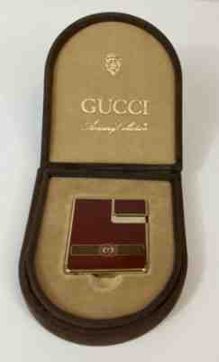 VINTAGE GUCCI 70s 80s SLIM SUPER COOL LIGHTER RARE COLLECTIBLE CONDITION / BOX