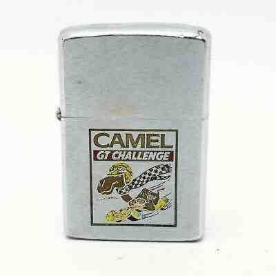 Rare Vintage 1973 Zippo Lighter Camel GT Challenge Advertising - Working