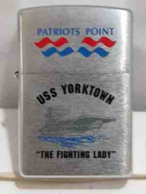 USS Yorktown The Fighting Lady Zippo Lighter Air Craft Carrier 