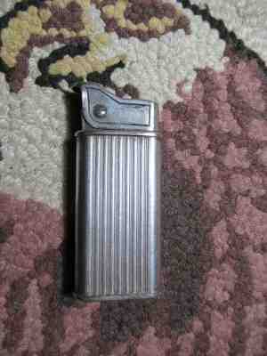 Rare 1940 Dunhill Clipper 2224341 Silver Plated Semi-Automatic Petrol Lighter