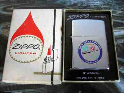 1972 Vintage Zippo USS ENTERPRISE CVAN-65 First Nuclear-powered Aircraft Carrier