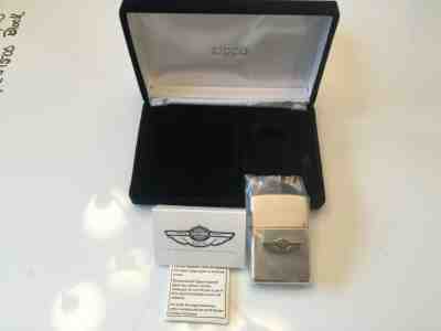 New 2003 STERLING SILVER Zippo Lighter Harley-Davidson 100th Anniversary RARE!