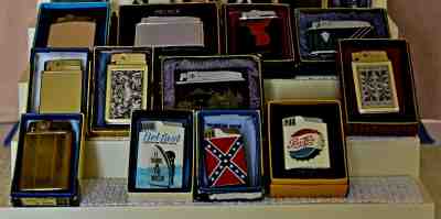 Rare Collection 32 Vintage Windup Musical Pocket Lighters