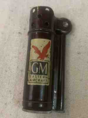 Rare Vtg WW2 Ca. 40s GENERAL MOTORS GM EASTERN AIRCRAFT Dunhill Service Lighter