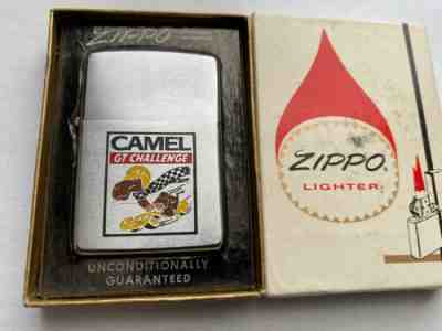 1972 CAMEL ZIPPO GT CHALLENGE ZIPPO LIGHTER IN BOX